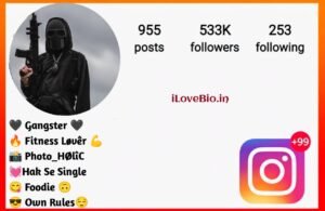 Gangster Bio For Instagram