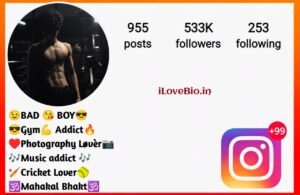 Gym Bio For Instagram