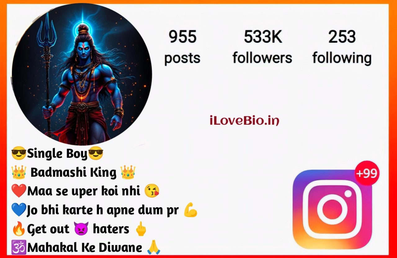 Mahakal Bio For Instagram Mahakal Bio For Instagram