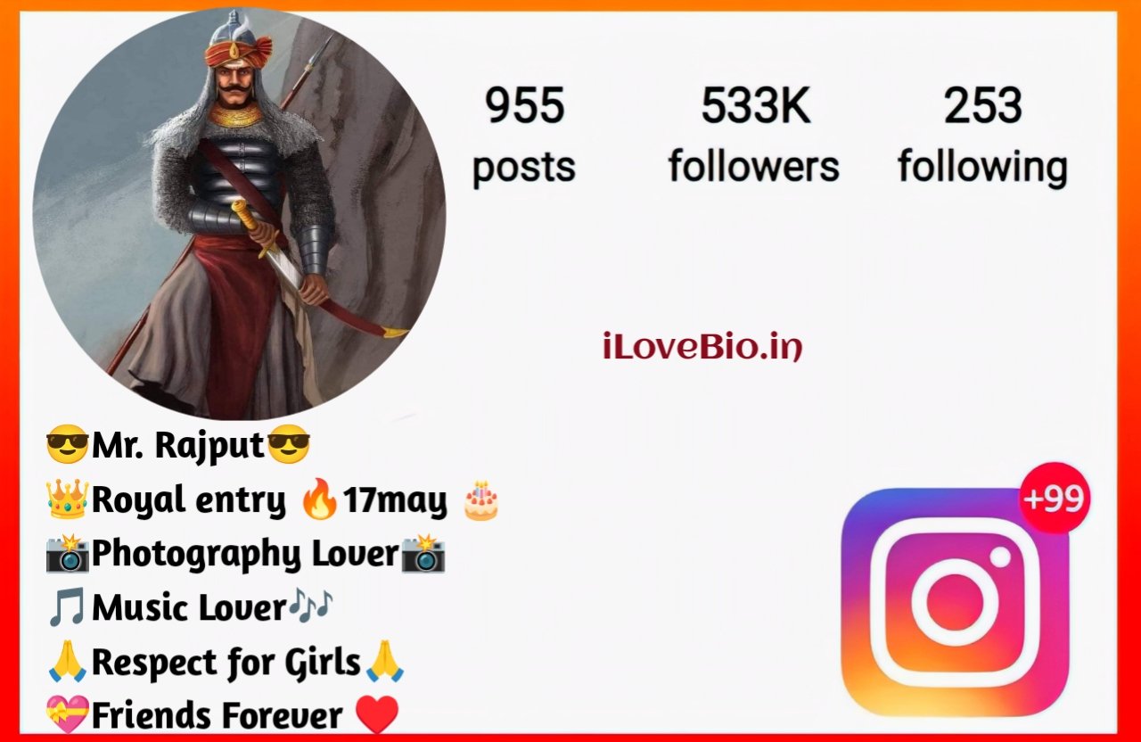 Rajput Bio For Instagram Rajput Bio For Instagram